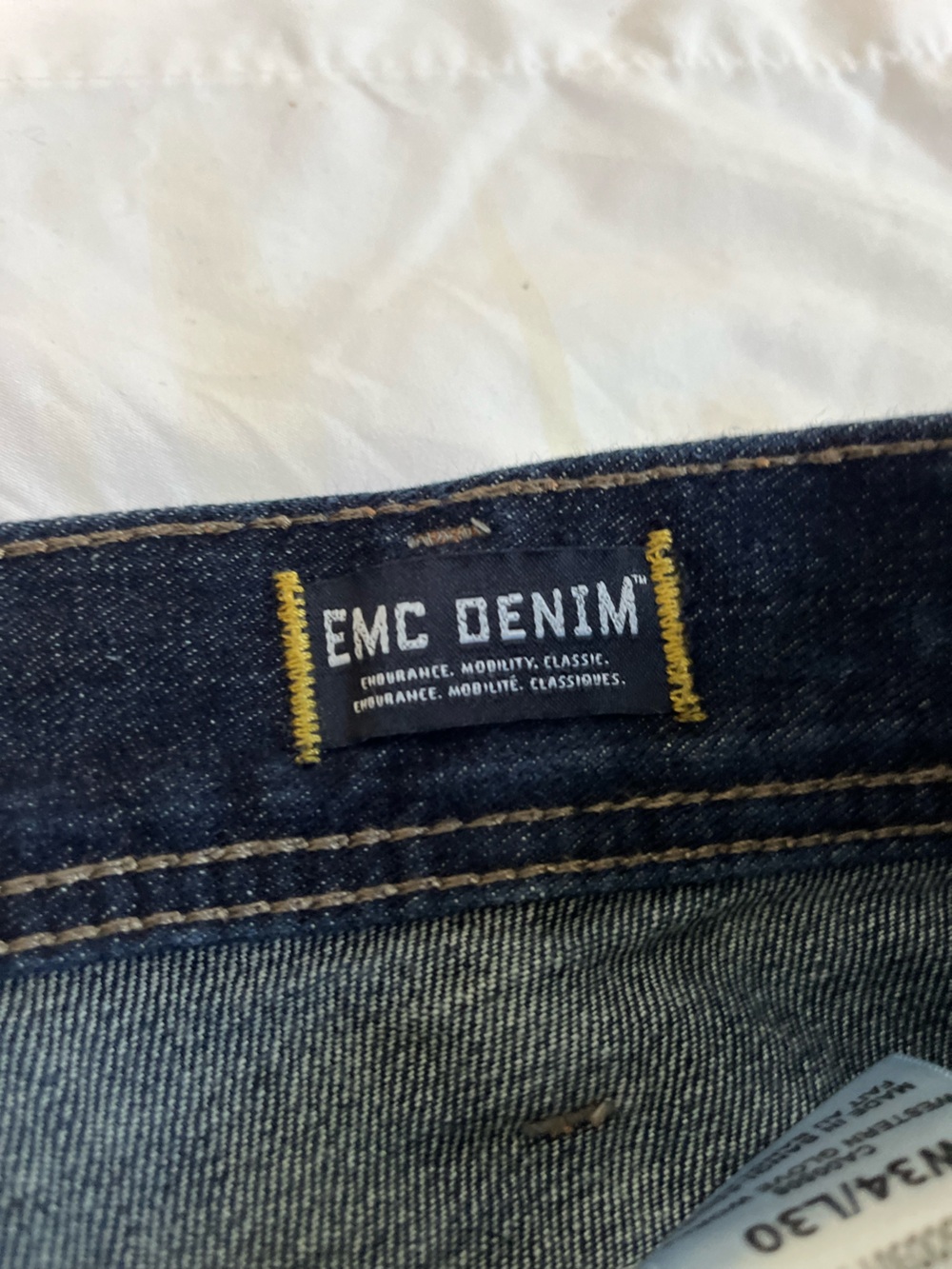 Silver Jeans Men's Dark Indigo jeans, 34X30 - Picture 5 of 8